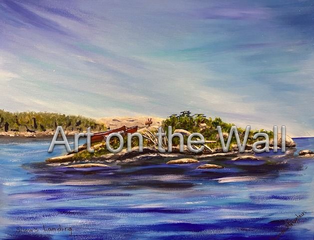 w   Shaw s Landing   Brenda Mountain  Acrylic   250.00