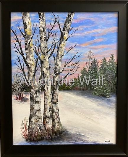 w   Silver Birches   Helen George  Acrylic   265.00